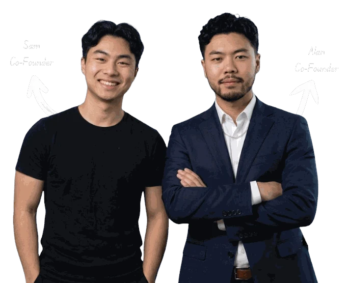 Sam and Alan, co-founders of Scale Theory